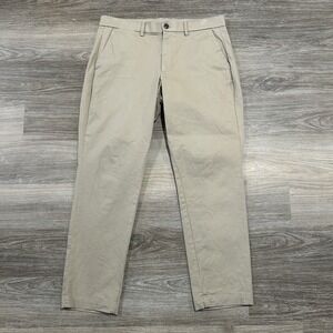 GAP Men's Tan Khaki Chino Pants Slim Fit 34x30 Clean